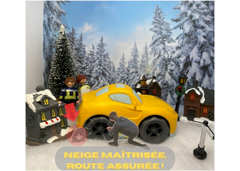 Vernissage de l’exposition “L’hiver s’affiche” (2MRC4)