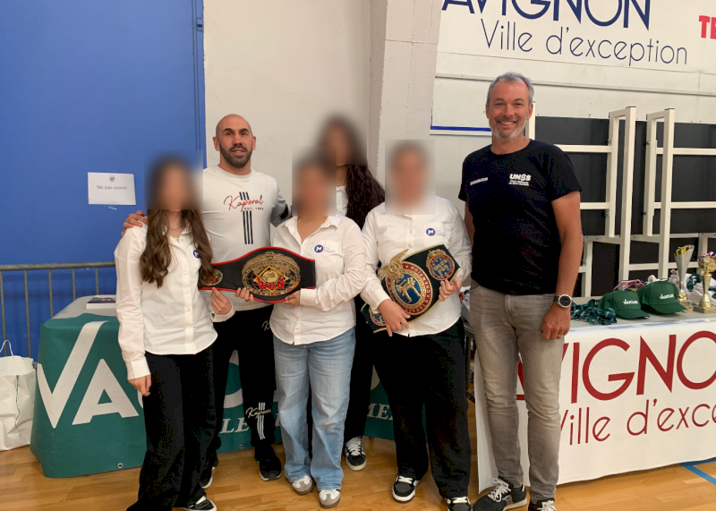 La brigade d’accueil du Lycée Montesquieu au cœur de la Coupe de France UNSS de Kickboxing
